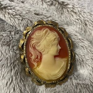 Vintage Cameo Brooch and Pendant